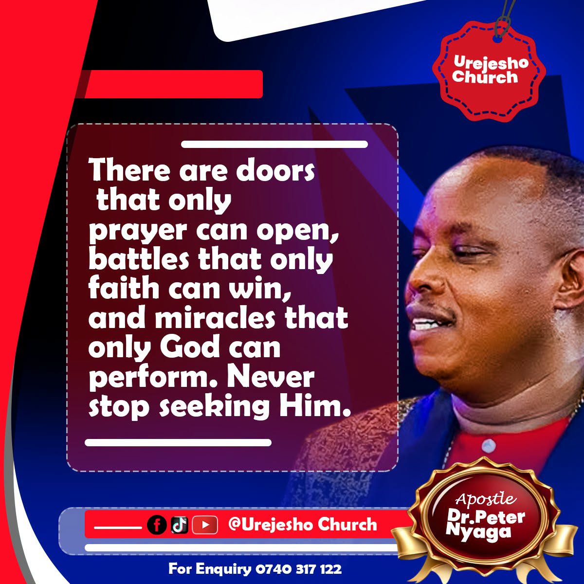 Tuesday “Return to the Altar” Fasting